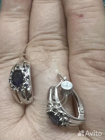 Серебряные серьги