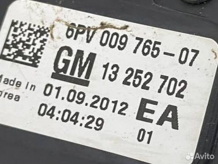 Педаль газа Chevrolet Cruze