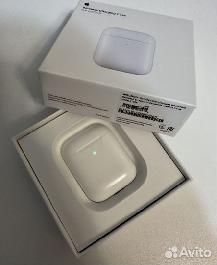 Зарядный кейс беспроводной Aipods 2 оригинал