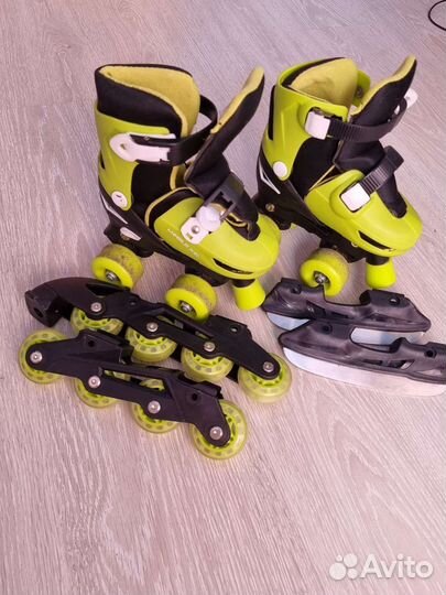Коньки 3 в 1
