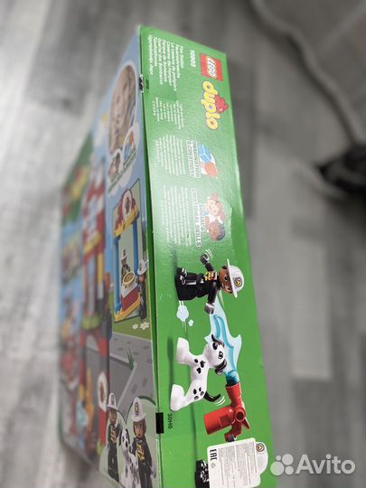 Конструктор lego duplo Town Пожарное депо