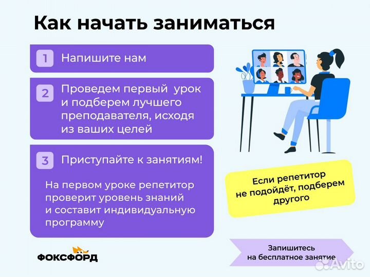 Репетитор для начальных классов. Онлайн