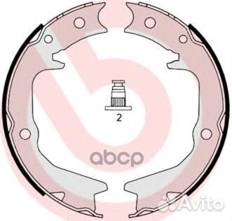 Колодки тормозные стояночного тормоза S 54 519