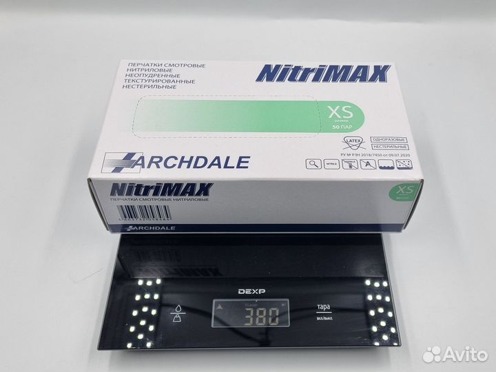 Перчатки одноразовые нитриловые Nitrimax оригинал