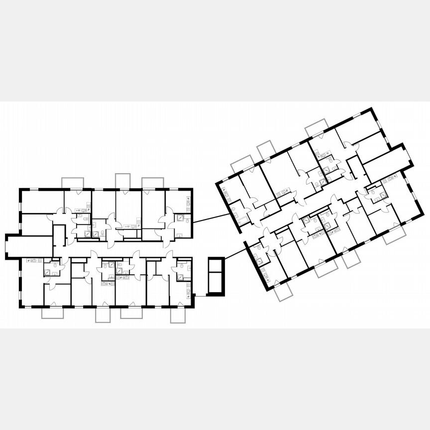 1-к. апартаменты, 48,9 м², 2/6 эт.