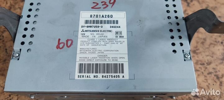 Магнитола Mitsubishi Outlander XL