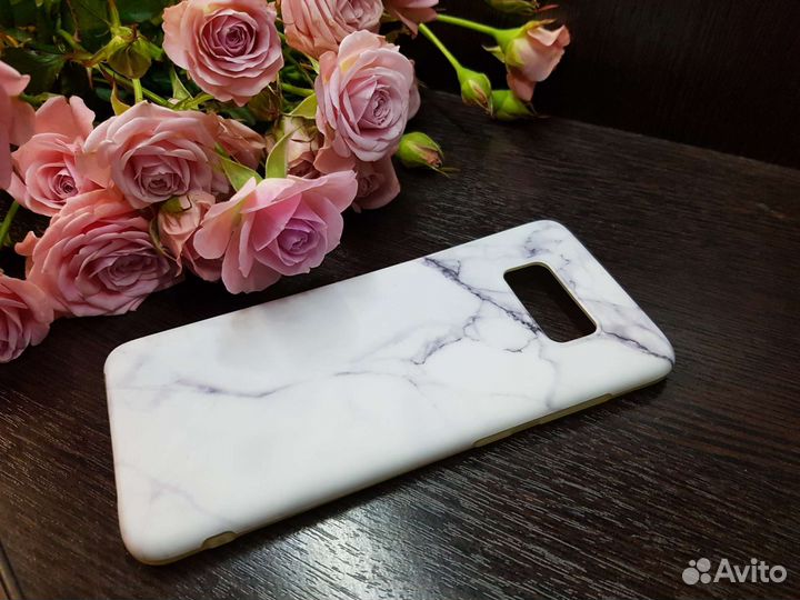 Чехол на samsung galaxy s8 новый мрамор