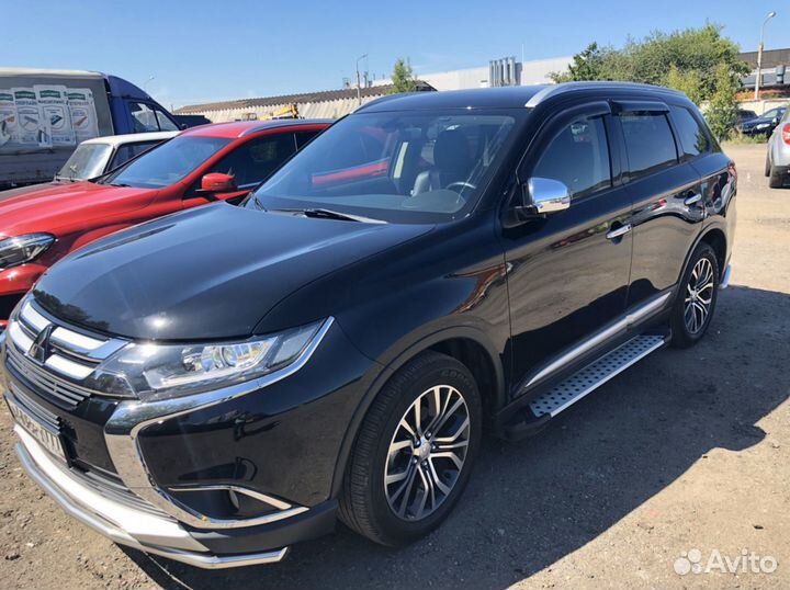Пороги на Mitsubishi Outlander 2016 г