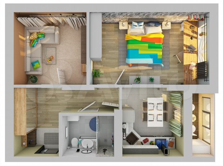 2-к. квартира, 52,5 м², 18/25 эт.