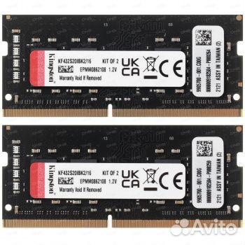 16Gb (2x8Gb) 3200MHz SO-dimm DDR4 Kingston fury Im