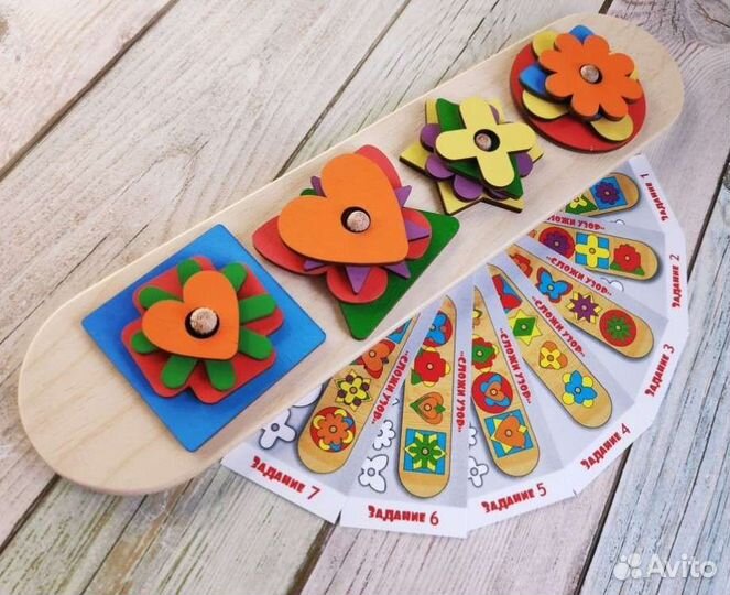 Деревянные развивающие игрушки (пазлы, головоломки