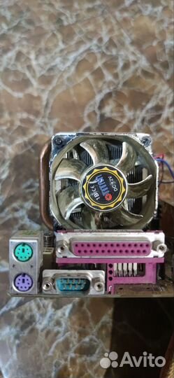 Материнская плата с процем и кулером Asus P5KPL-C