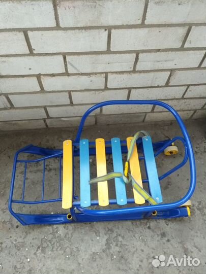 Велосипед и санки