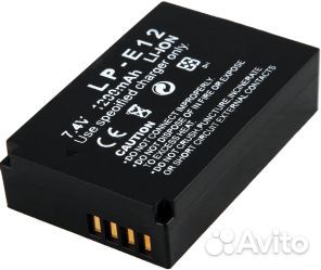 Новый Аккумулятор Canon LP-E12 for EOS M