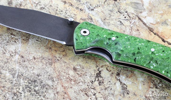 Складной нож Дельфин, сталь Х12мф, рукоять накладк