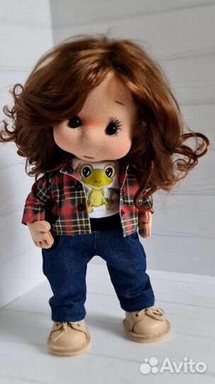 Текстильная интерьерная кукла