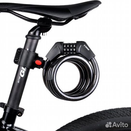 Замок трос etook ET461 1500mm*15mm 570g Black Vol1