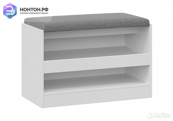 Тумба для обуви Агата белый