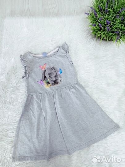 Фирменные летние платья ромпера девочки 116-122 см