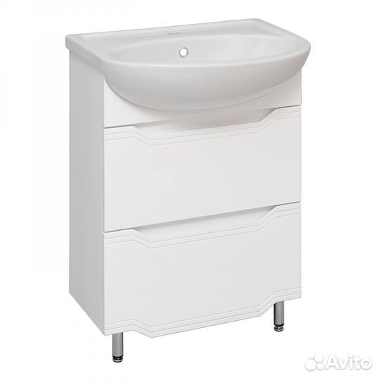 Тумба напольная viktoria 60 /2ящ/ aqua DE marco