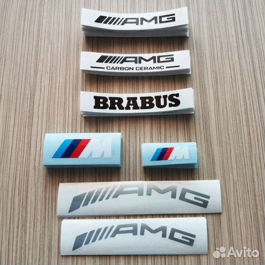 Термостойкие наклейки на тормозные суппорта