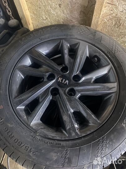 Колеса,диски,шины 5х114.3 размер 215/60r16