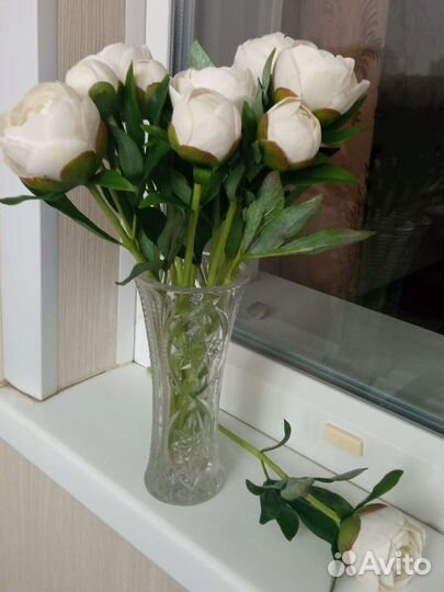 Пионы из полимерной глины