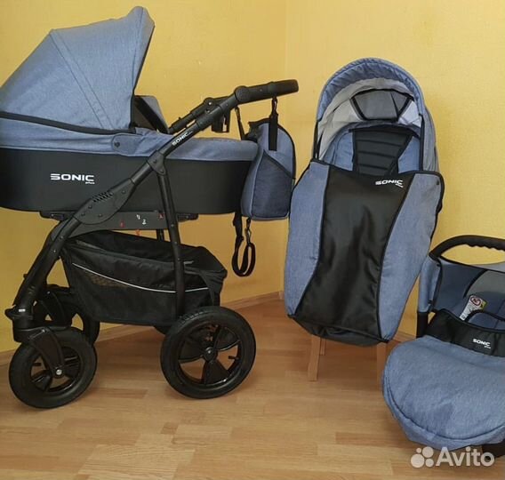 Коляска Sonic verdi 3 в 1