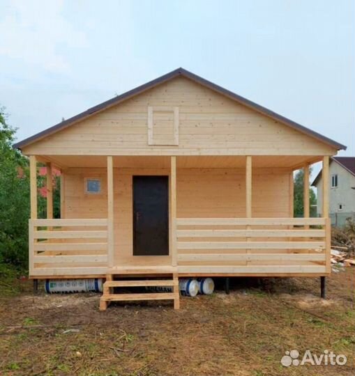 Каркасный дачный домик