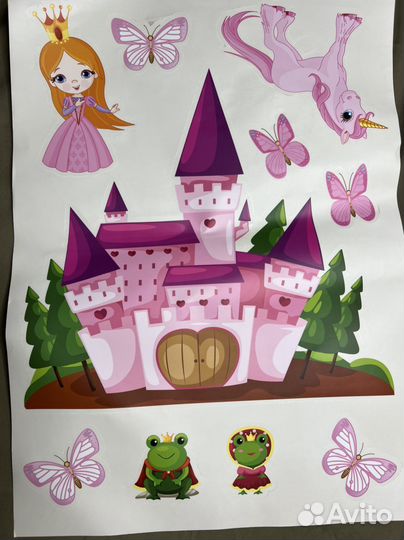 Интерьерная наклейка для девочки