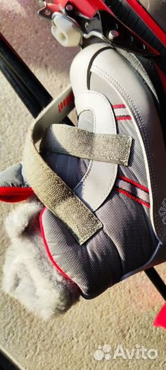 Лыжи палки ботинки детские 130х90х31 размер