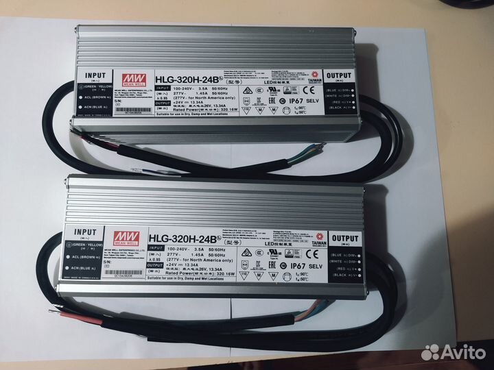 Блок питания Mean well HLG-320H-24B