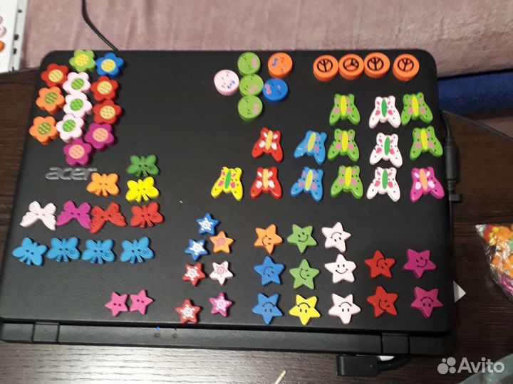 Творчество и рукоделие. Бусины деревянные