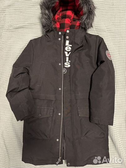 Пуховик levis удлиненный