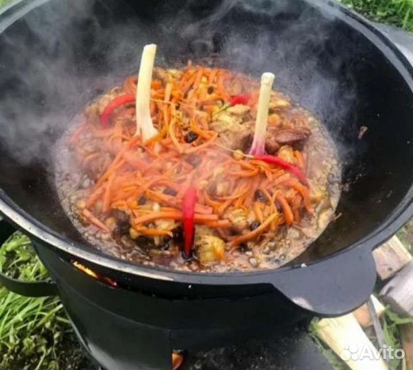 Казан чугунный 8-12л