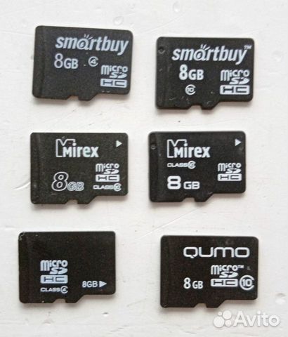 Карты памяти Micro SD от 8 до 32 гиг бу объявление продам