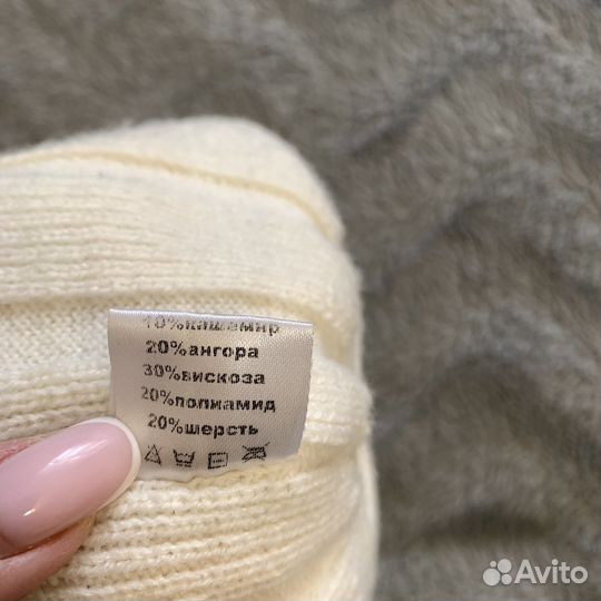 Шапка шлем для девочки зимняя 46