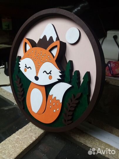 Многослойное панно в детскую