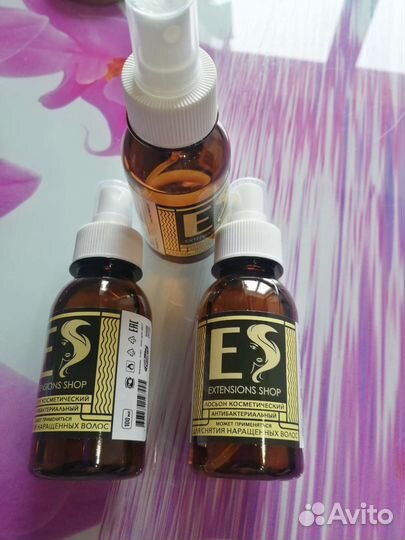 Жидкость для снятия нарощенных волос