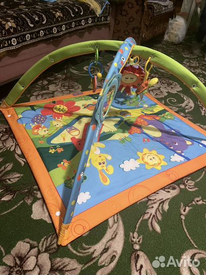 Развивающий коврик tiny love солнечная полянка