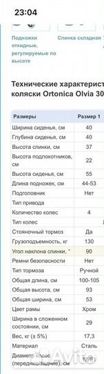 Инвалидная кресло-коляска Ortonica Olvia 30