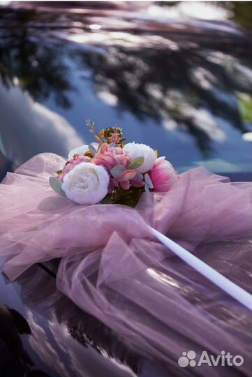 Кольца на машину свадебные