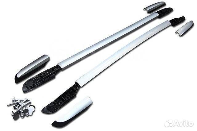 Рейлинги Toyota RAV4 рав 4 05-13 Черные, серебро в