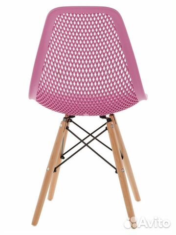 Стул ажурный в стиле eames светло-сиреневый 1 шт