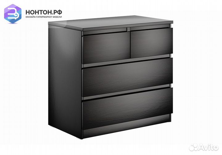 Комод Мальта 4 ящика дуб венге