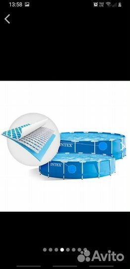 Каркасный бассейн intex