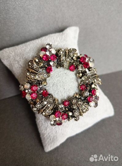Шикарная брошь в стиле винтаж