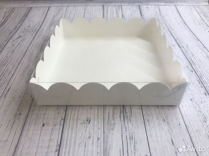 Коробка под пряники и печенье 155х155х35 мм