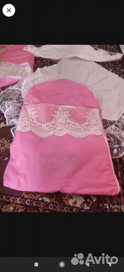 Конверт на выписку для девочки комплект