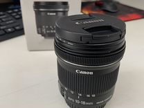 Фотообьектив Canon EF-S 10-18 f/4.5-5.6 IS STM